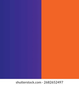 Bold, two-tone vertical split background with solid purple and orange colors. Ideal for graphic design, web backgrounds, presentations, and marketing assets.