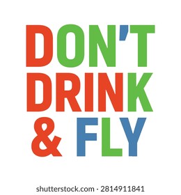 a bold typography poster with the cautionary message 