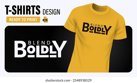 Bold Typography T-Shirt Design – Ready-to-Print EPS Vector Artwork for Trendy and Unique Apparel