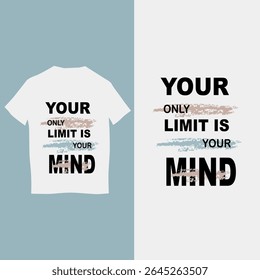 Bold Typography T-Shirt Design Template