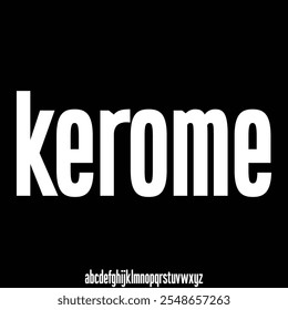 vetor de fonte em negrito e exclusivo do alfabeto de exibição