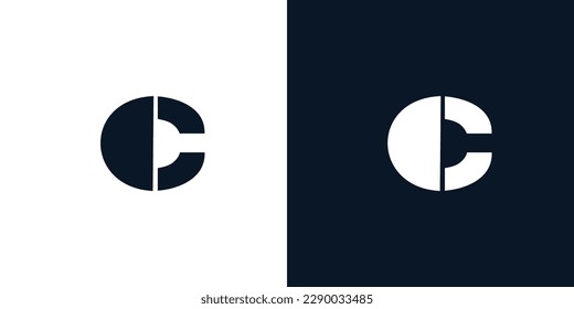 Bold and unique  letter C initials logo design 