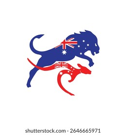 O design arrojado e único do leão e do logotipo do canguru simboliza força, agilidade e energia dinâmica. Perfeito para equipes esportivas, marcas de aventura ou empresas que desejam uma identidade de destaque.
