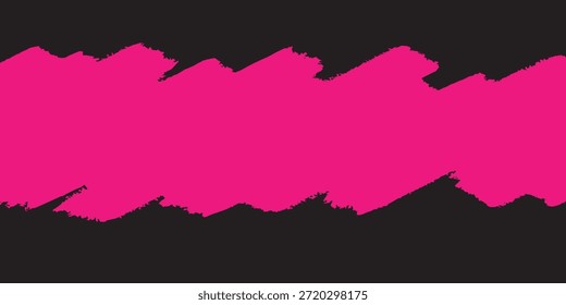 Fondo de Vector atrevido con una sensación urbana, pop-art. La pintura negra texturizada gotea sobre una superficie de color rosa brillante. Perfecto para la marca de moda vanguardista y carteles de música. eps10