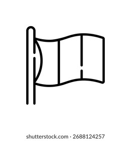 Vector atrevido de una bandera, ideal para el patriotismo y los diseños culturales