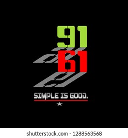 bold vector illustration typography graphic design numbers