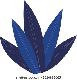Bold Vector Palms Set Illustration