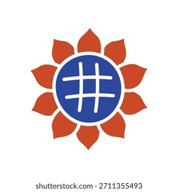 Una atrevida silueta de Vector de un girasol en flor, que simboliza la cosecha de otoño, la belleza de la naturaleza y el calor. Este icono es perfecto para diseños de temporada, orgánicos y de temática agrícola.