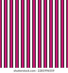 Bold Vertical Stripe Seamless Pattern - Cute stripes repeating pattern design