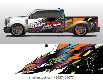 Bold and Vibrant Car Wrap Backgrounds: Make an Impact