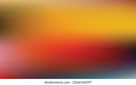 Bold and vibrant gradient abstract background with fiery red, orange, and yellow tones. Perfect for dynamic digital art and creative design projects