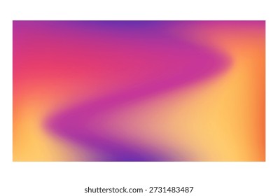 Fondo de degradado vibrante negrita Magenta Púrpura Naranja Amarillo Colores dinámicos