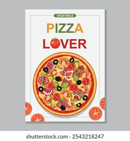 "Bold, vibrant pizza flyer design featuring mouthwatering images, irresistible offers, and easy ordering details. Perfect for grabbing attention and satisfying your customers' cravings!"