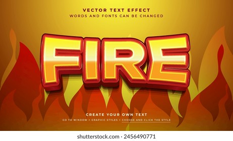 A bold and visually striking fire-themed text effect against a warm gradient background - Powered by Shutterstock - Get 15% off with code: PIKWIZARD15