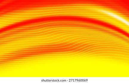 Un degradado cálido y atrevido de naranja a amarillo crea un fondo abstracto y suave desenfocado perfecto para deportes, verano o temas de estilo de vida.