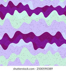 Bold wave fluid vector seamless pattern. Wavy flowing stripes texture. Banner color optical futuristic abstraction.  Colorful textile print design. Wave flow splash fluid shapes swatch.