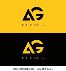 Bold Yellow and Black Modern Logo Design for Dynamic Business Companies