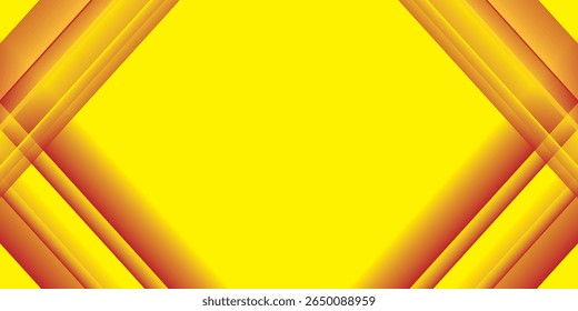Bold yellow and red geometric background with layered diagonal stripes. Perfect for posters, banners, digital media, or eye-catching promotional designs