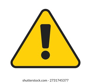 Una señal de advertencia amarilla con un signo de exclamación, que transmite precaución y alerta.