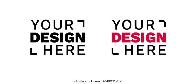 Coloque aqui em negrito o seu design para rotular designs com vários estilos, enfatizando as opções de marca personalizáveis.