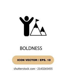 boldness icons  symbol vector elements for infographic web