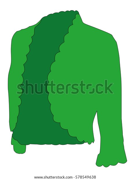 green bolero jacket