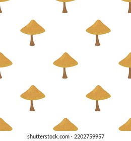 Boletus badius pattern seamless background texture repeat wallpaper geometric vector