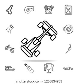 bolide icon. motor sports icons universal set for web and mobile