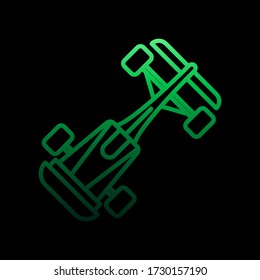 bolide nolan icon. Simple thin line, outline vector of motor sports icons for ui and ux, website or mobile application