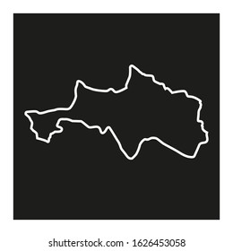 Bolikhamasai region map in country of Laos