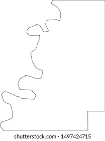 bolivar county map in state of mississippi