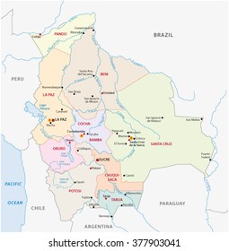 Bolivia Administrative Map