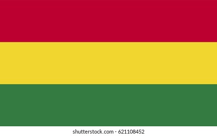 Bolivia contry flag with high resolution vector.