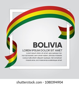 Bolivia flag background