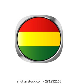 Bolivia flag button