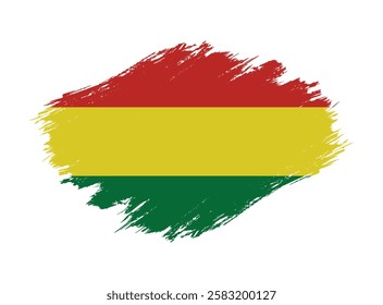 bolivia flag grunge vetor design