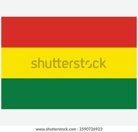 Bolivia Flag Vector Design , Bolivia  Flag EPS