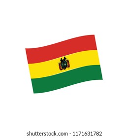 Bolivia Flag Vector Icon - Illustration