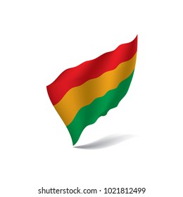 Bolivia flag, vector illustration