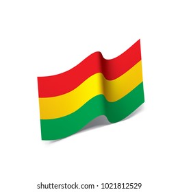 Bolivia flag, vector illustration