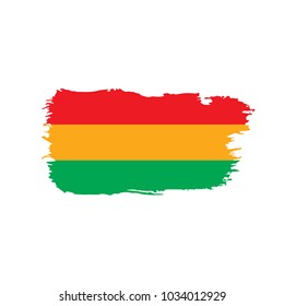 Bolivia flag, vector illustration