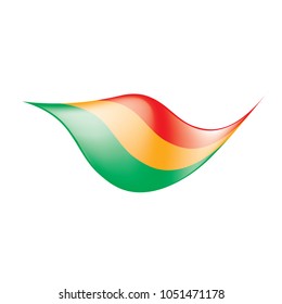 Bolivia flag, vector illustration