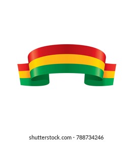 Bolivia flag, vector illustration