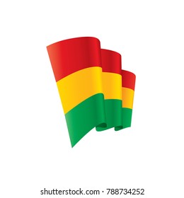 Bolivia flag, vector illustration