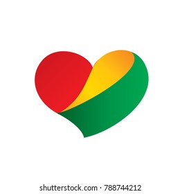 Bolivia flag, vector illustration