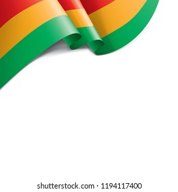 Bolivia flag, vector illustration on a white background.