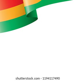 Bolivia flag, vector illustration on a white background.