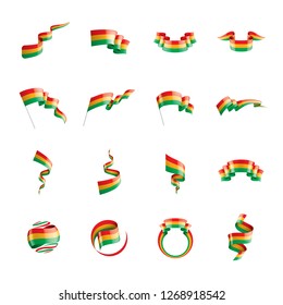 Bolivia flag, vector illustration on a white background.