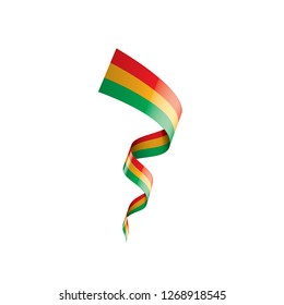 Bolivia flag, vector illustration on a white background.