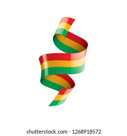 Bolivia flag, vector illustration on a white background.